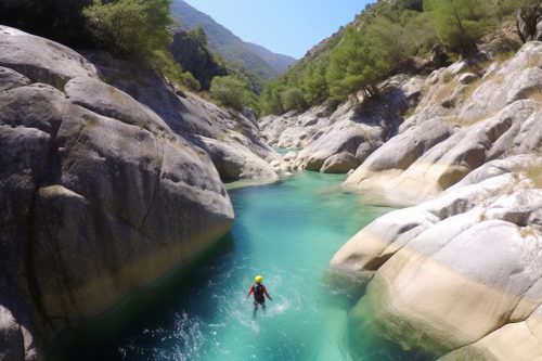 Corse du Sud canyoning, les randonnées, le bivouac et le kayak de mer