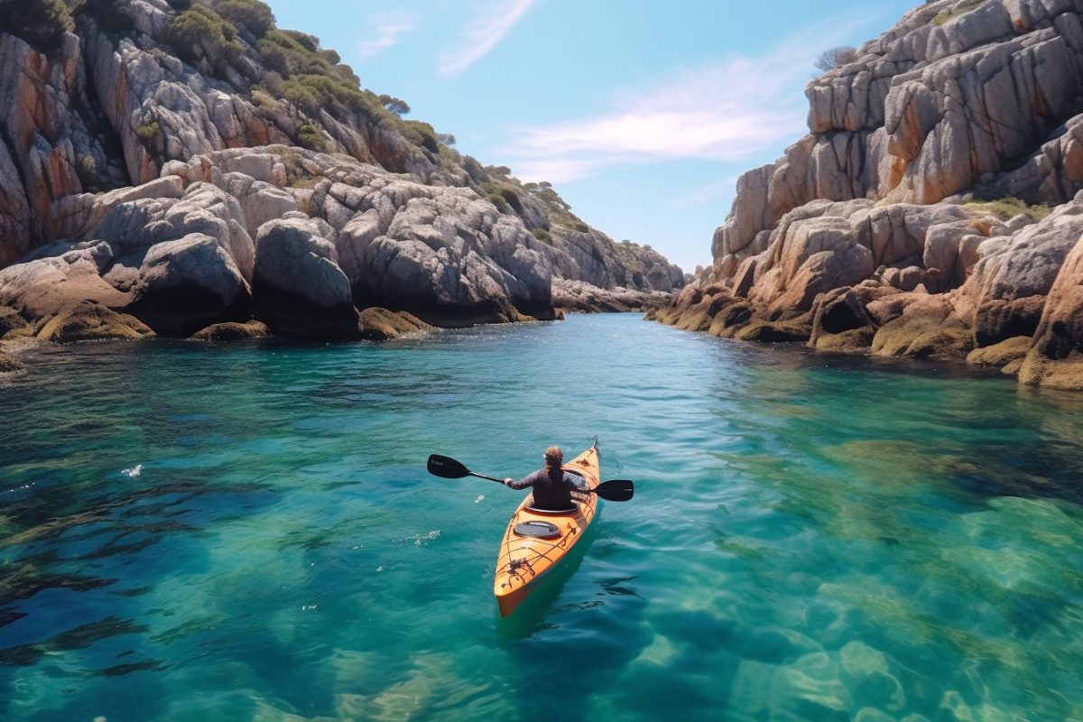 activité kayak de mer Corse du Sud