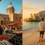 Palerme : quelle durée idéale pour en saisir l'âme ? palerme-marches-animes-et-coucher-de-soleil-cotier