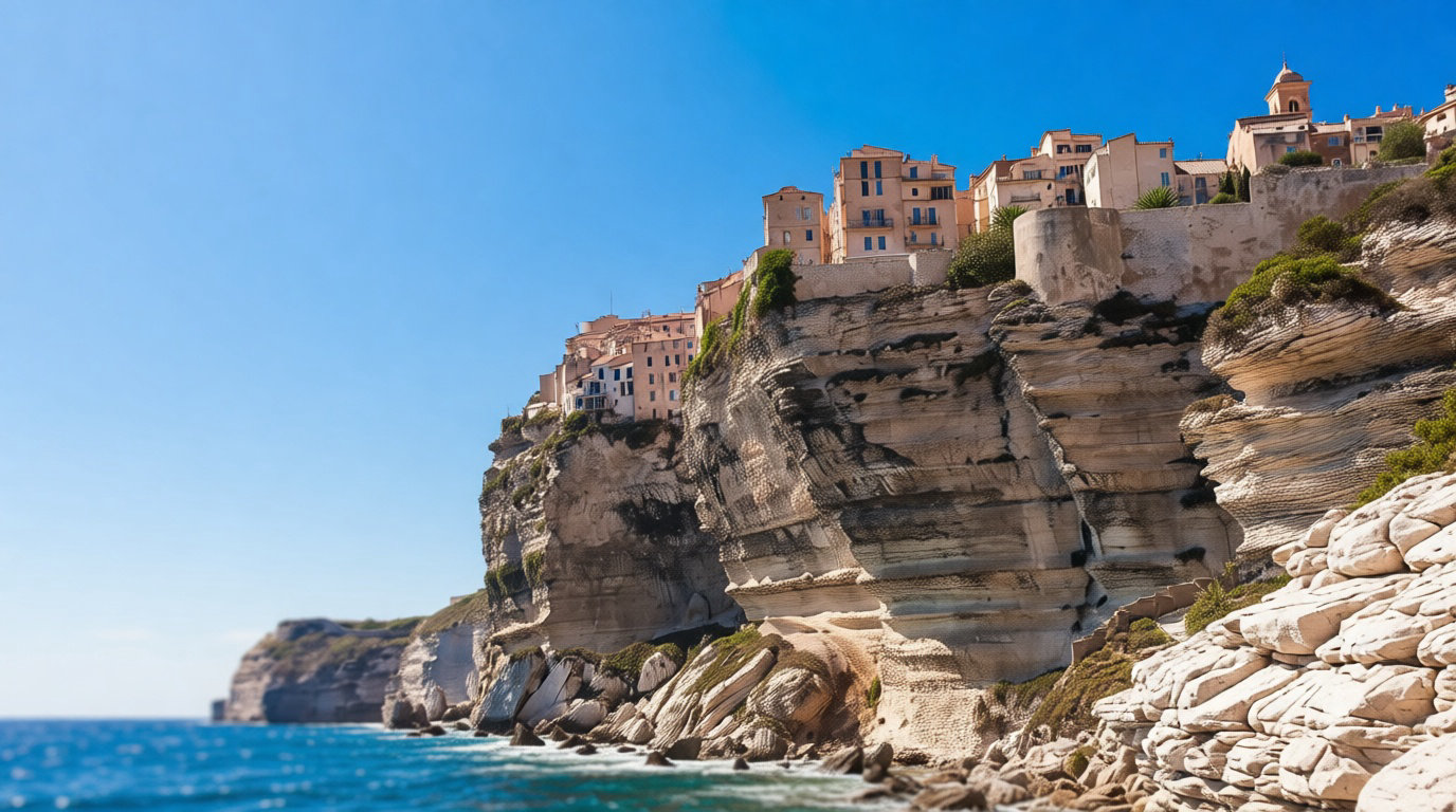 Bonifacio et les falaises de l'extrême sud