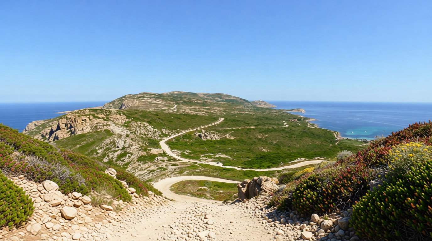 Maîtriser la conduite sur les routes escarpées de l'île