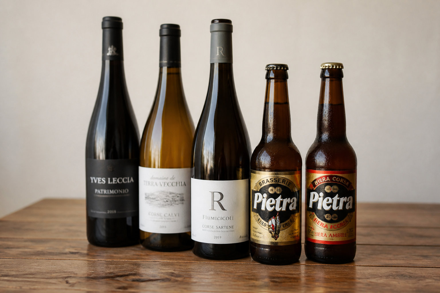 Vins, bières et liqueurs du maquis