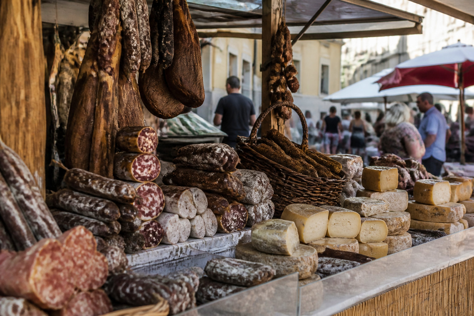 Le Marché traditionnel pour goûter les produits du terroir