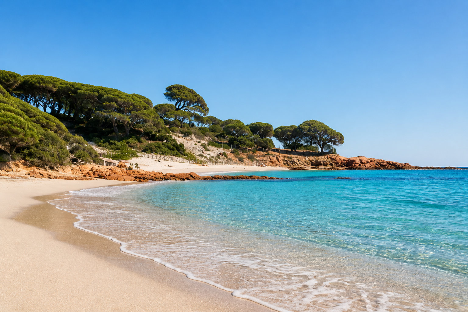 Palombaggia et ses pins parasols emblématiques